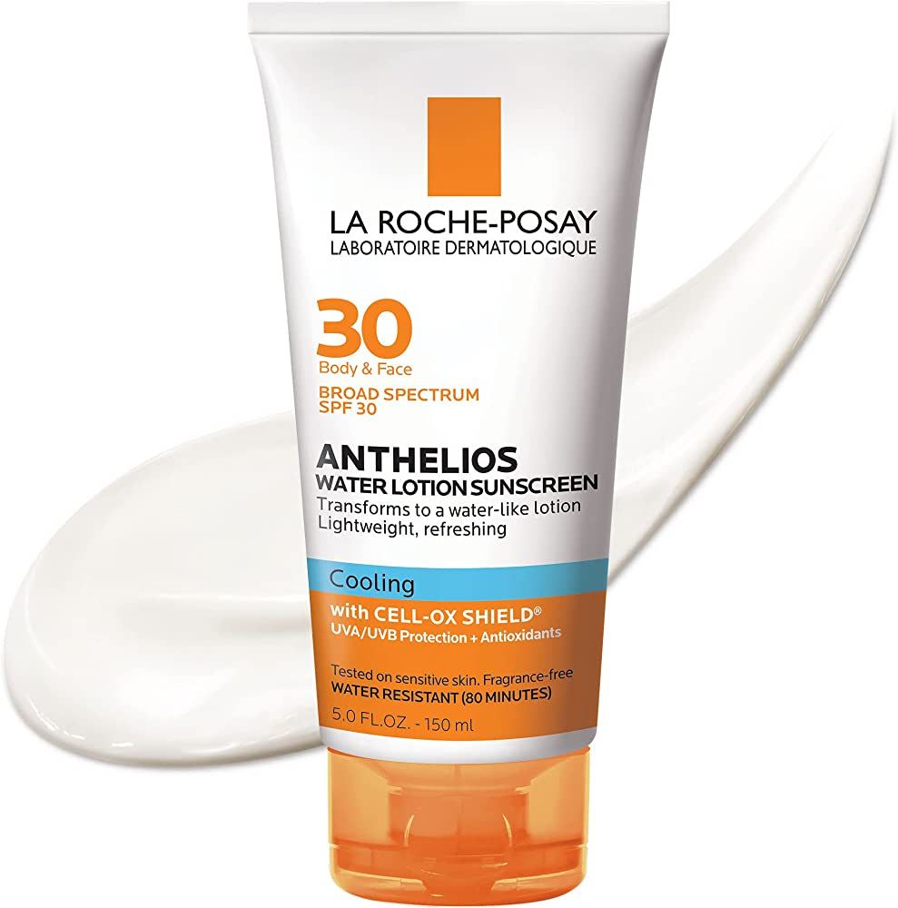 La Roche-Posay Anthelios Cooling Water Lotion Sunscreen for Body and Face, Broad Spectrum Sunscre... | Amazon (US)