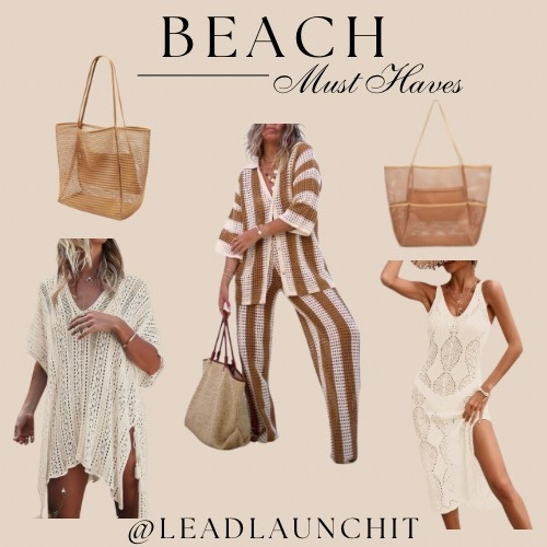 ☀️ BEACH MUST-HAVES ALERT ☀️
From sand-to-sunset, these beach coverups and totes are a summer dream! Whether you’re headed to a tropical getaway or planning a poolside chill day, these breezy essentials will have you looking effortlessly chic.

👜 Stylish woven totes
👗 Lightweight crochet coverups
✨ Perfect for layering over your fave swimsuits

Shop all the looks now on my LTK page!
👉 @leadlaunchit #LTKswim #BeachStyle #LTKsummer #BeachTripEssentials #LTKFinds #VacayVibes

#LTKSwim #LTKFindsUnder50 #LTKSummerEdit