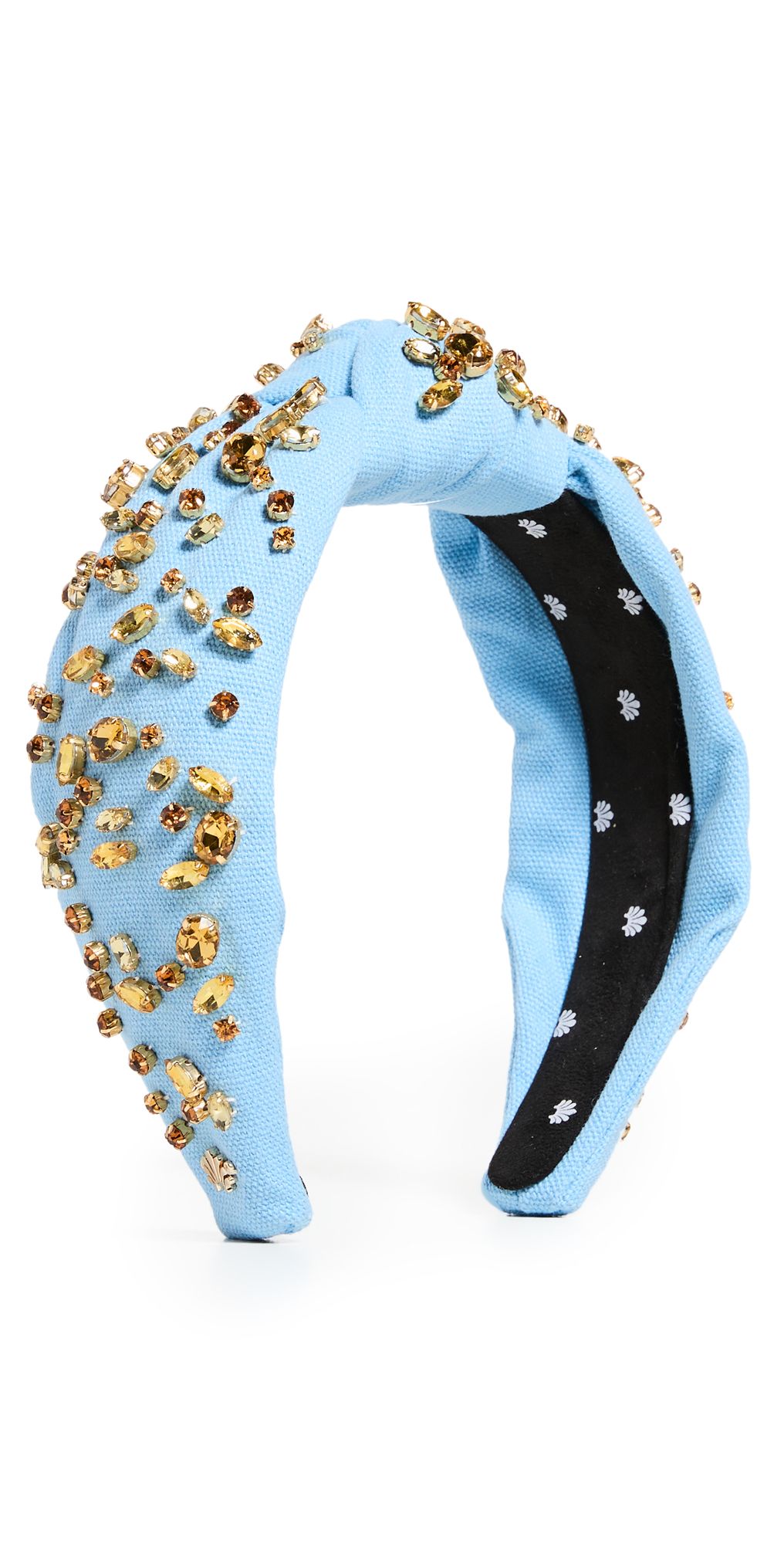 Mixed Crystal Woven Knotted Headband | Shopbop