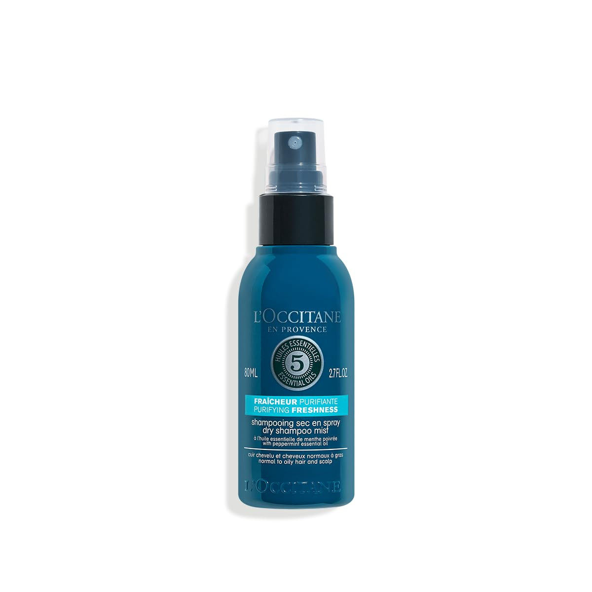 L'OCCITANE Purifying Freshness Dry Shampoo Mist: Aerosol Free, Absorbs Excess Sebum, Refreshes Ha... | Amazon (US)