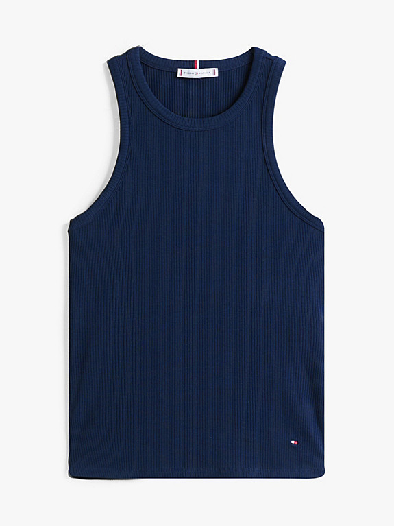 Ribbed Slim Tank Top | Tommy Hilfiger UK