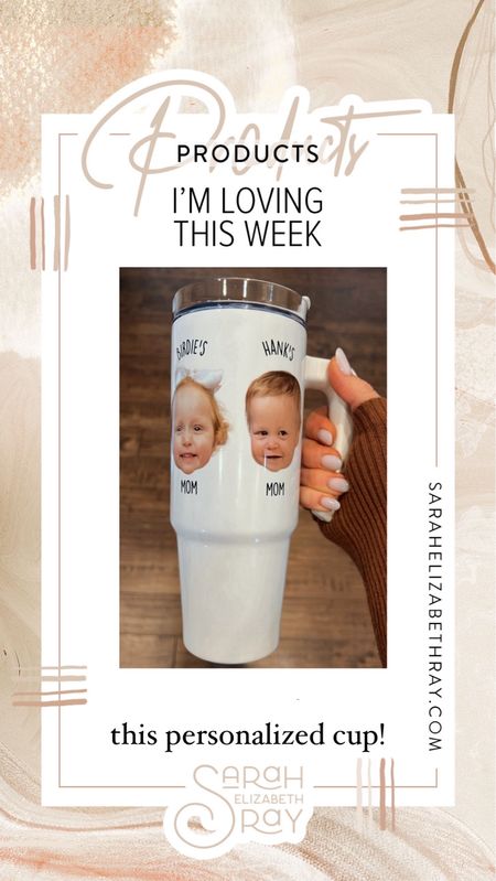 Personalized cup that I love so much. You can design it and there are a lot to choose from. This has all four of my babies pictured and means everything to me!! 

#LTKfindsunder50 #LTKbaby #LTKGiftGuide