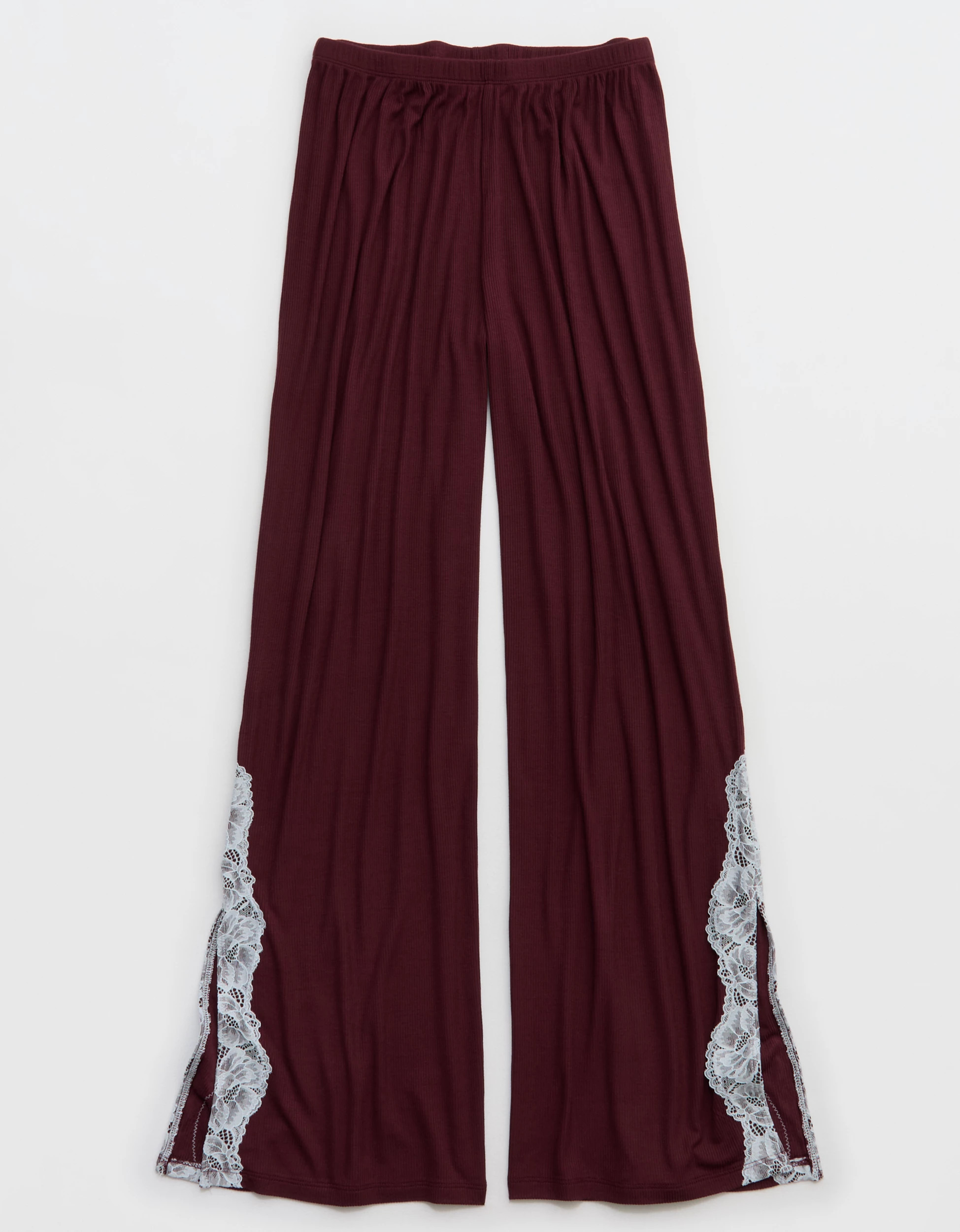 OVERSLEPT by Aerie Real Soft Ribbed Trouser PJ | American Eagle Outfitters (US & CA)