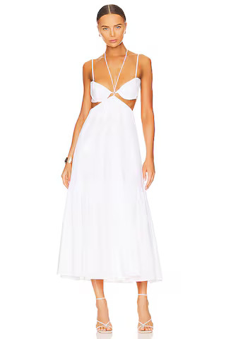 Bardot Willow Midi Dress in Orchid White from Revolve.com | Revolve Clothing (Global)