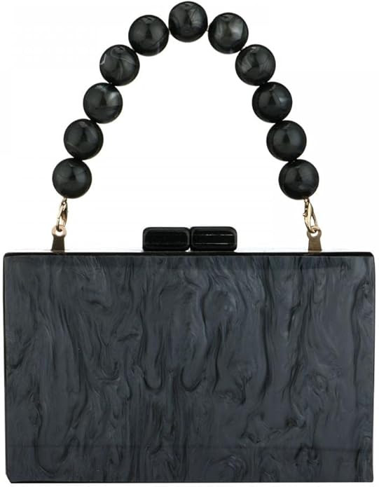 Acrylic Purses and Handbags with Marbling for Women Elegant Banquet Evening Crossbody Handbag Box... | Amazon (US)
