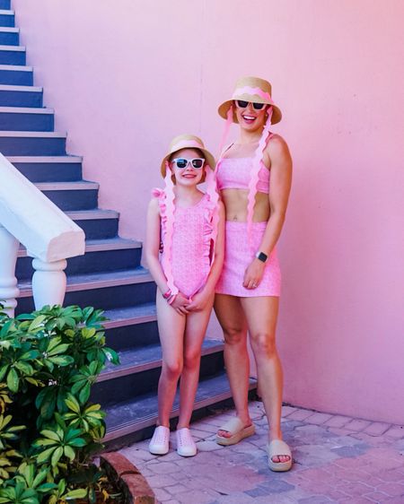 Mommy and me matching swimwear from Hermoza and cute packs me straw hats from Bits and Bows 

Swimsuit, bikini, matching family, girls swimsuit, vacation outfit, resort wear, Mother’s Day

#LTKswim #LTKfamily #LTKtravel