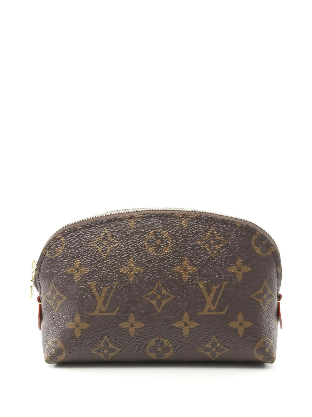 Louis Vuitton Pre-Owned Pochette Cosmetics make-up bag - Brown | Farfetch Global