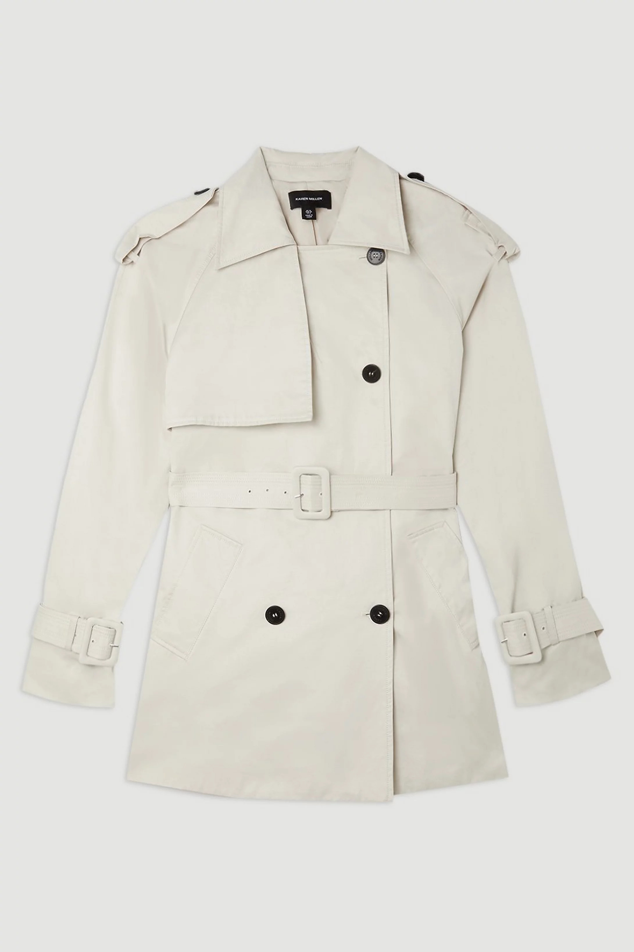 Belted Short Trench Coat | Karen Millen US