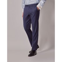 Hawes & Curtis Navy Semi Plain Tailored Suit Pants Wool Men's | Hawes & Curtis - US