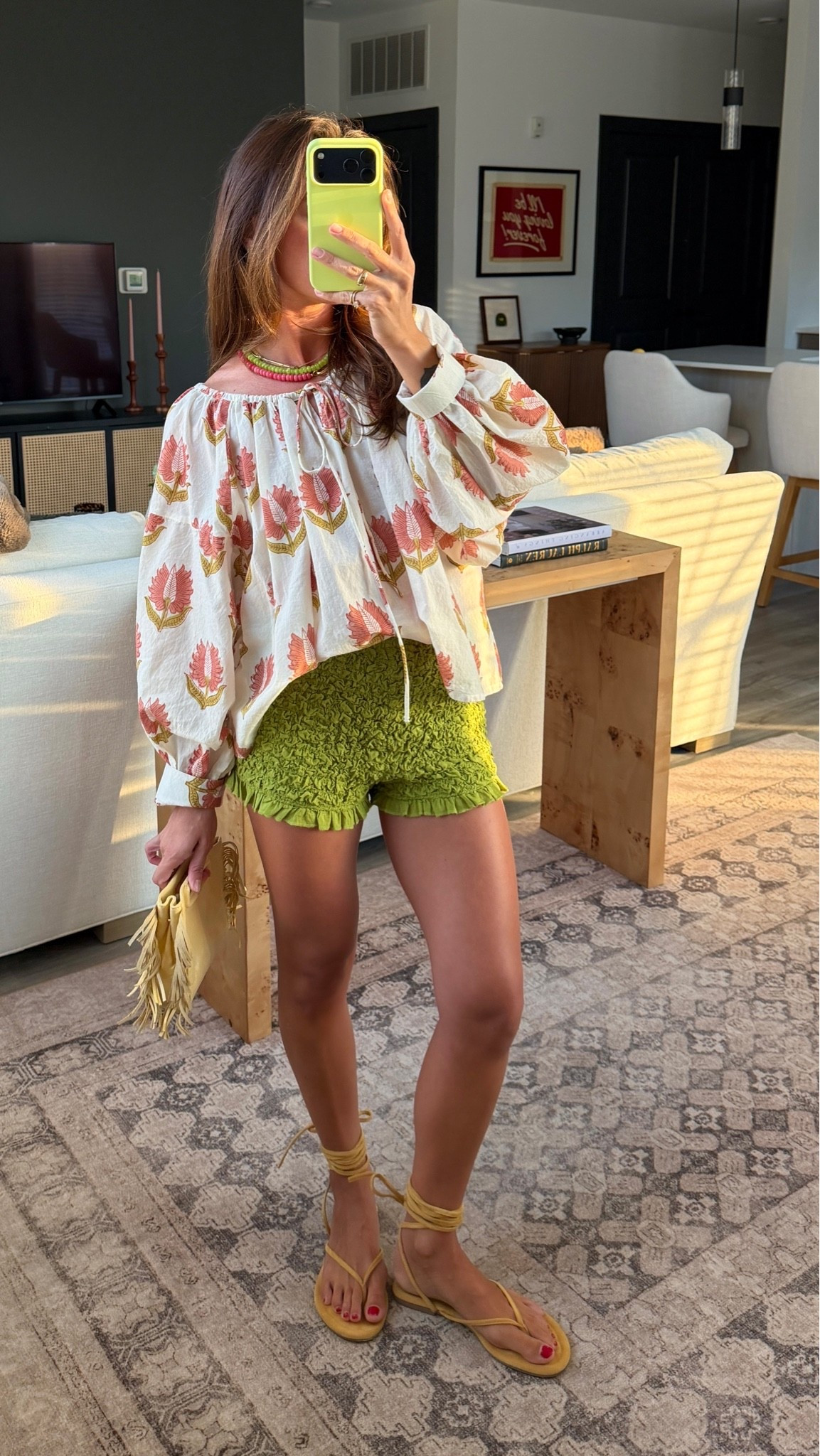XS top and small shorts!