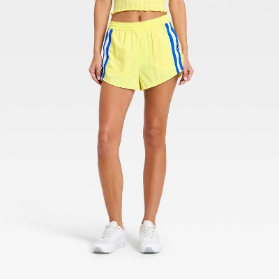 Women's Contrast Trim Woven Shorts - JoyLab™ Yellow XXS | Target