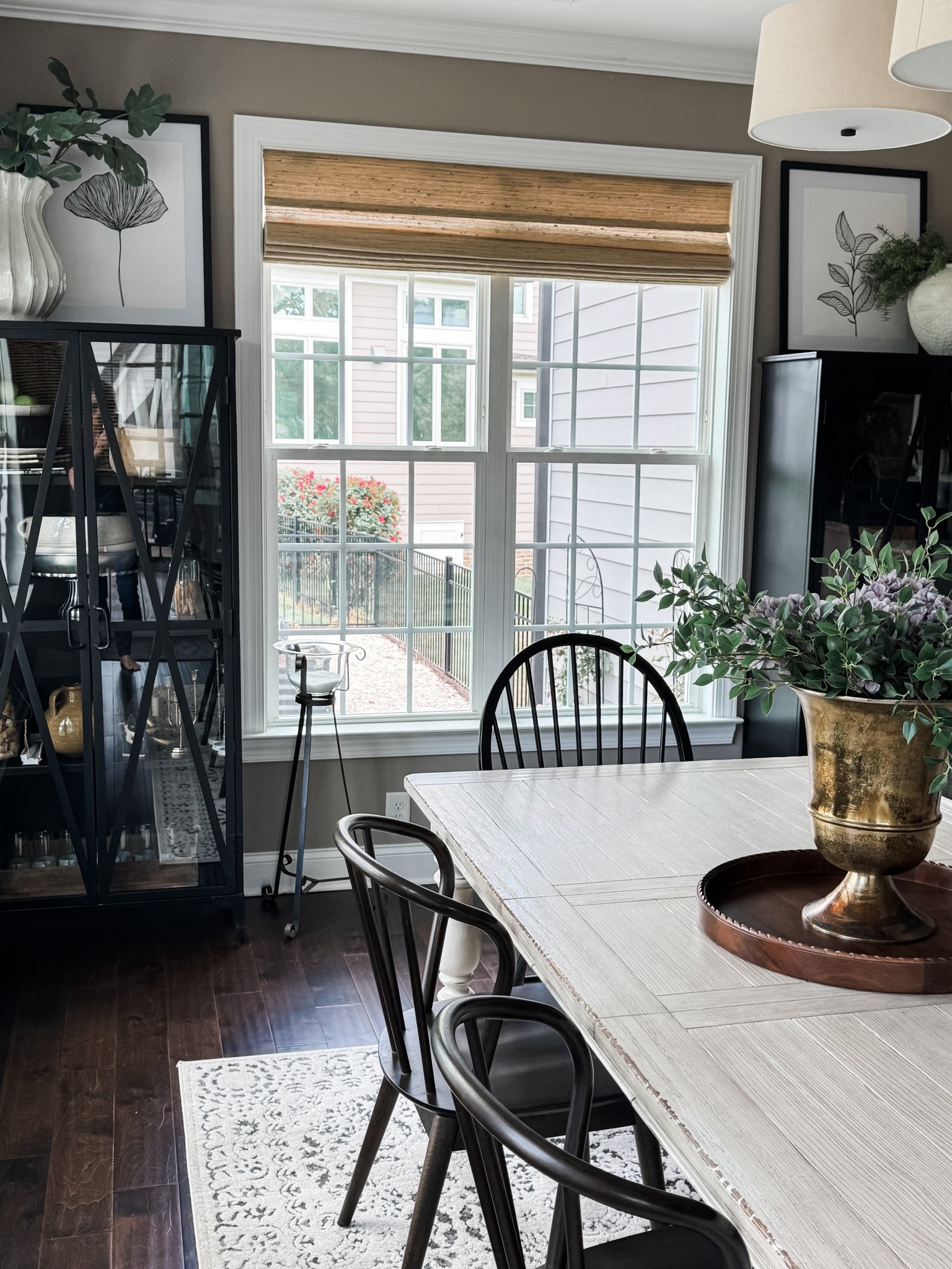 Spring Dining Room

My dining table is currently on closeout—such a good time to grab it before it’s gone for good 🤍

Dining Table, dining chairs, linear chandelier, wood tray, area rug, faux fig stems, cream vase, hydrangeas, greenery stems, gold urn vase, black metal cabinet


#LTKSeasonal #LTKstorytime #LTKHome