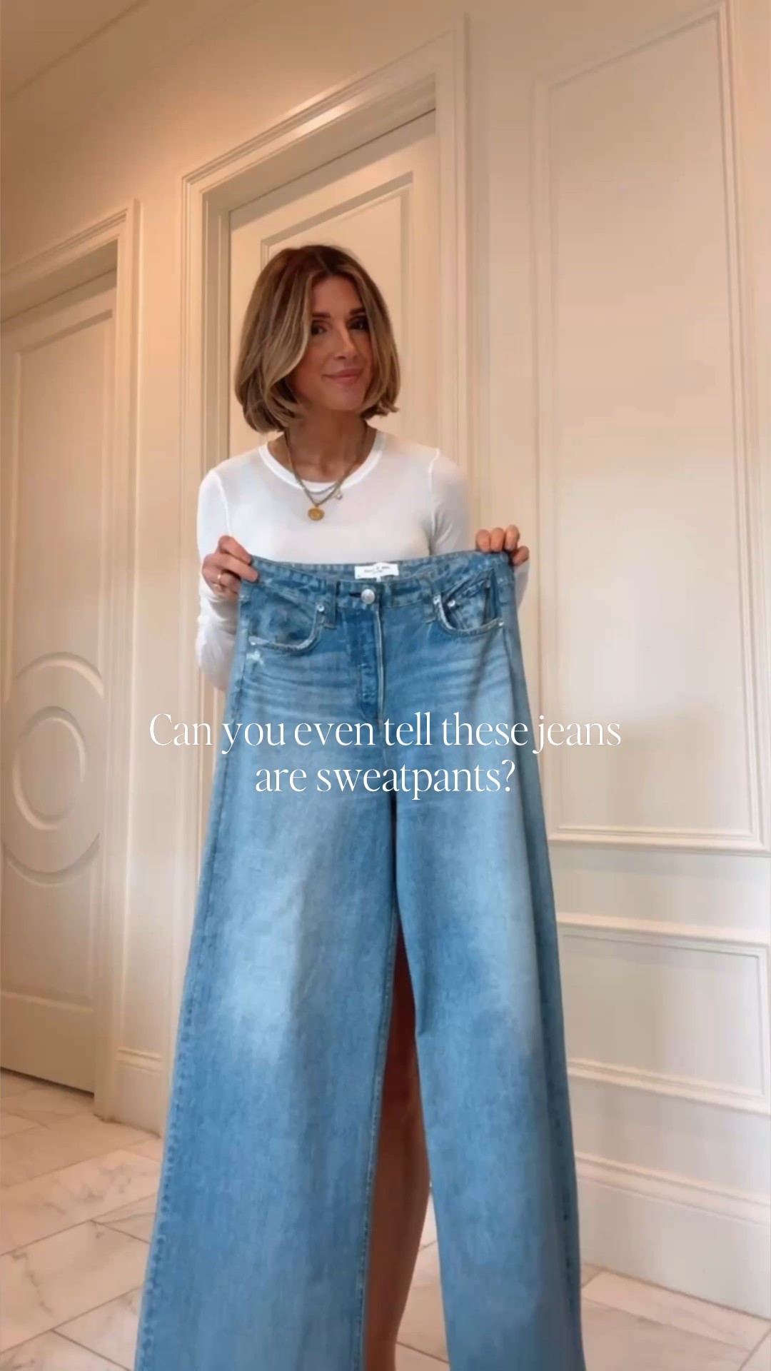 Best seller this week! Love my sweatpants jeans - fit tts 