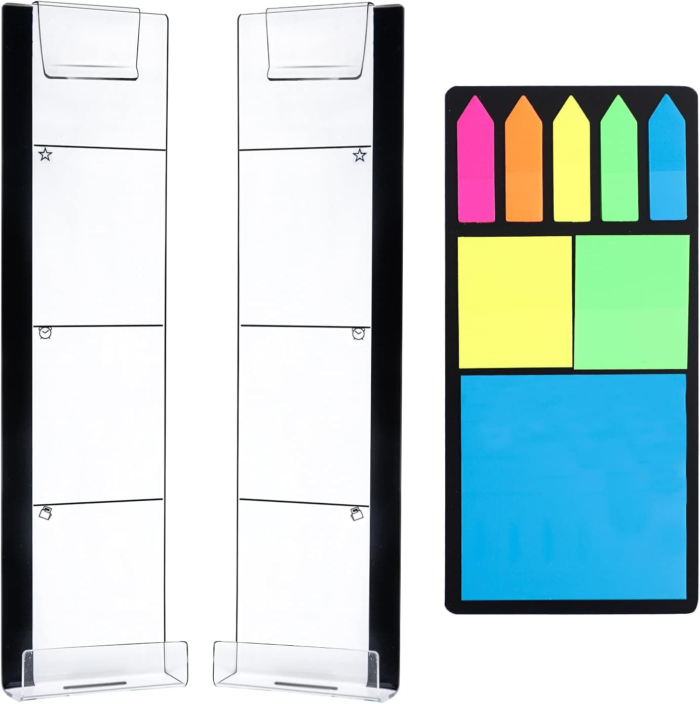Amazon.com : 2PCS Multifunction Clear Computer Monitor Memo Boards （Left & Right） Acrylic Scr... | Amazon (US)