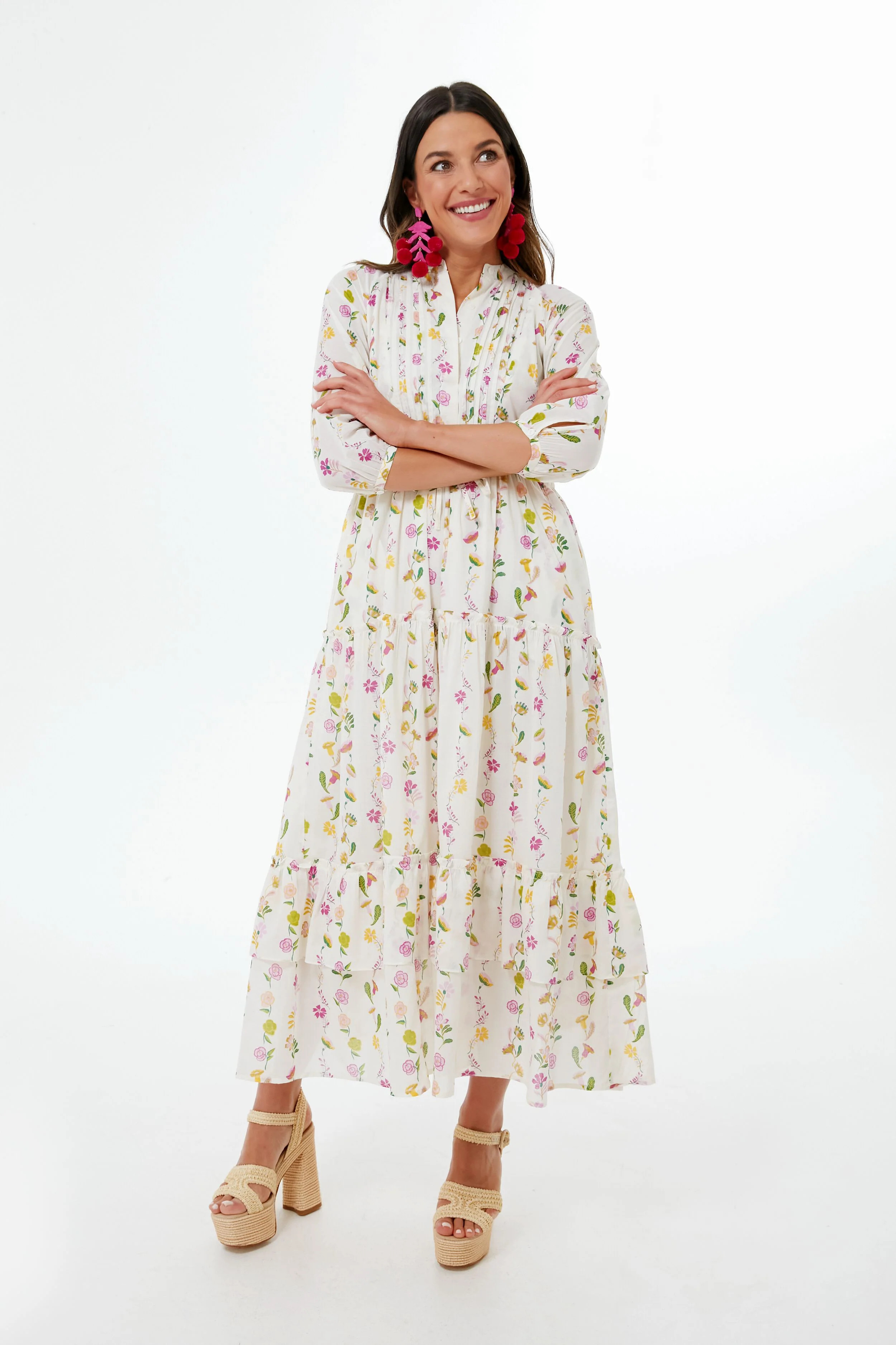 Floral Magnolia Bazaar Dress | Tuckernuck (US)