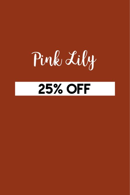 LTK sale pink lily 25% off 

#LTKSeasonal #LTKSale #LTKsalealert