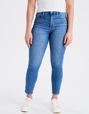 AE Ne(x)t Level Curvy Super High-Waisted Jegging Crop | American Eagle Outfitters (US & CA)
