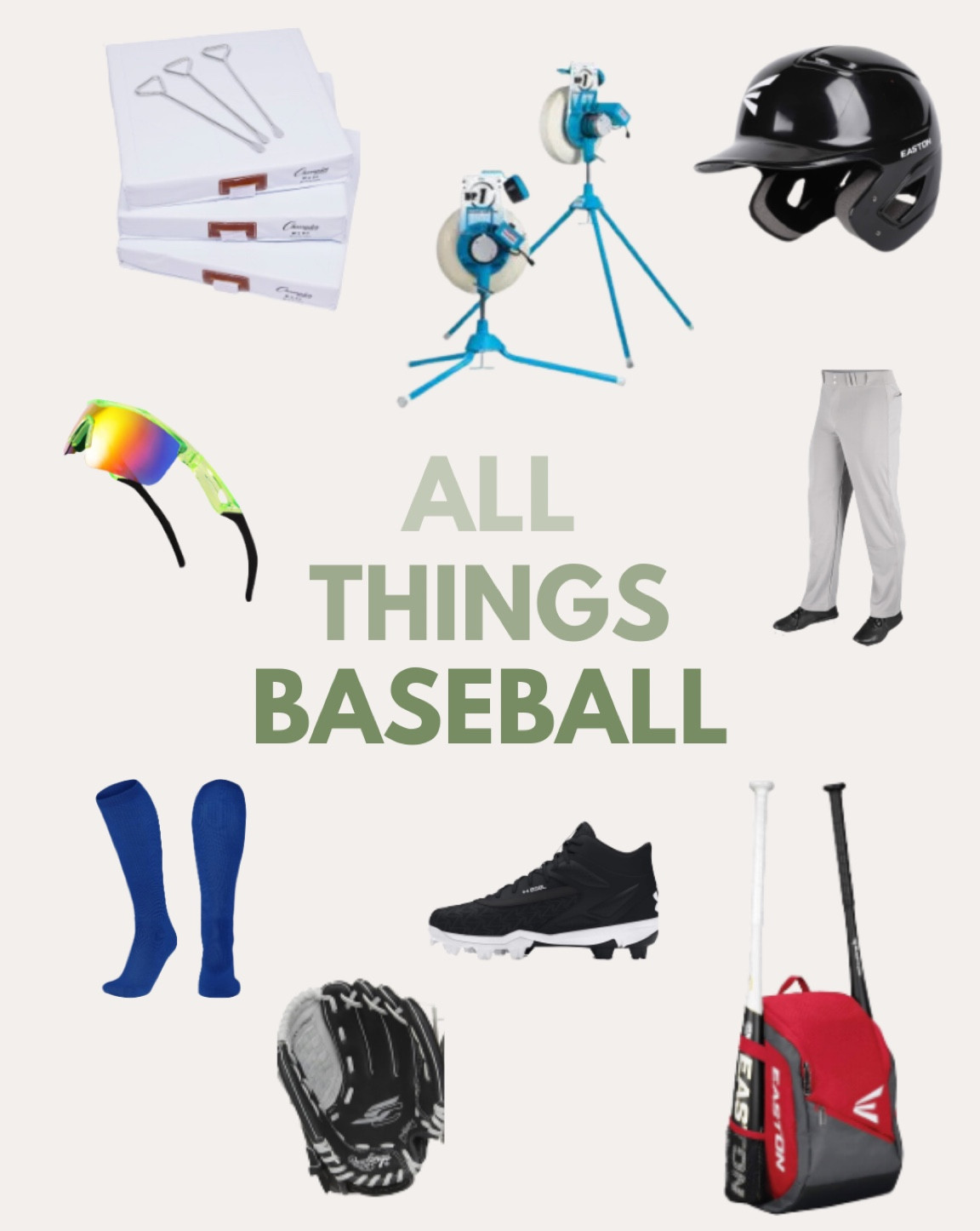 Get ready for baseball season with all our favorite things! Pitching machine and bases- to gloves, shoes, and helmet!!

#LTKFamily #LTKKids #LTKSeasonal
