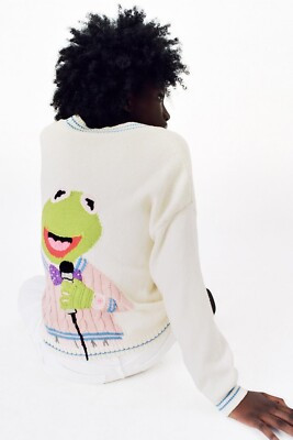 Brand New Zara Muppets Kermit The Frog Cardigan - RARE/SOLD OUT | eBay UK