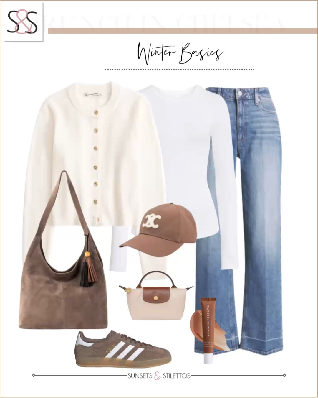 This cardigan is a great top layer this spring! Paired with wide leg denim jeans for a great work look!

Sunsets and Stilettos, workwear, adidas sneakers, Valentine’s Day 

#LTKWorkwear #LTKMostLoved #LTKOver40