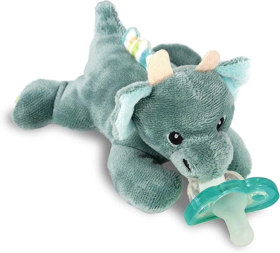 RaZbaby JollyPop Pacifier, Holder w/ Detachable Baby Pacifier, Stuffed Animal RaZbuddy, All Ages ... | Amazon (US)