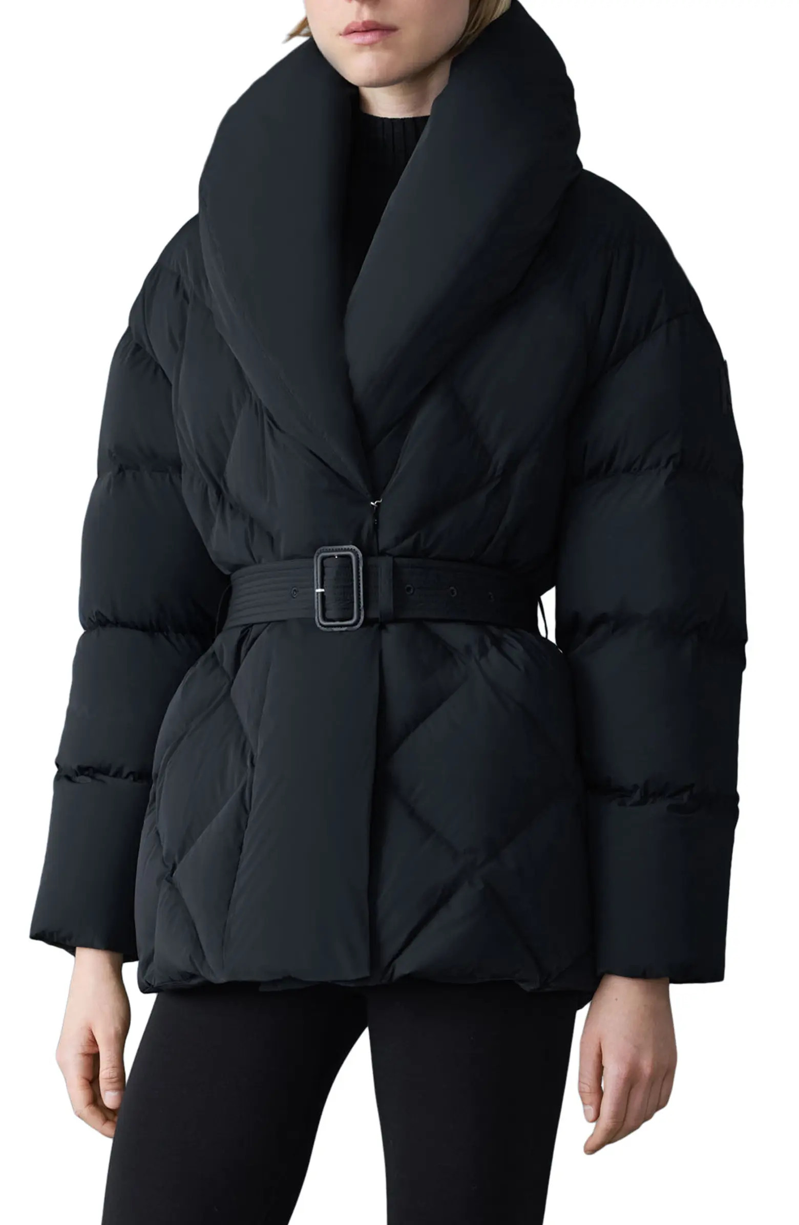 Mackage Olive Belted Quilted Down Jacket | Nordstrom | Nordstrom