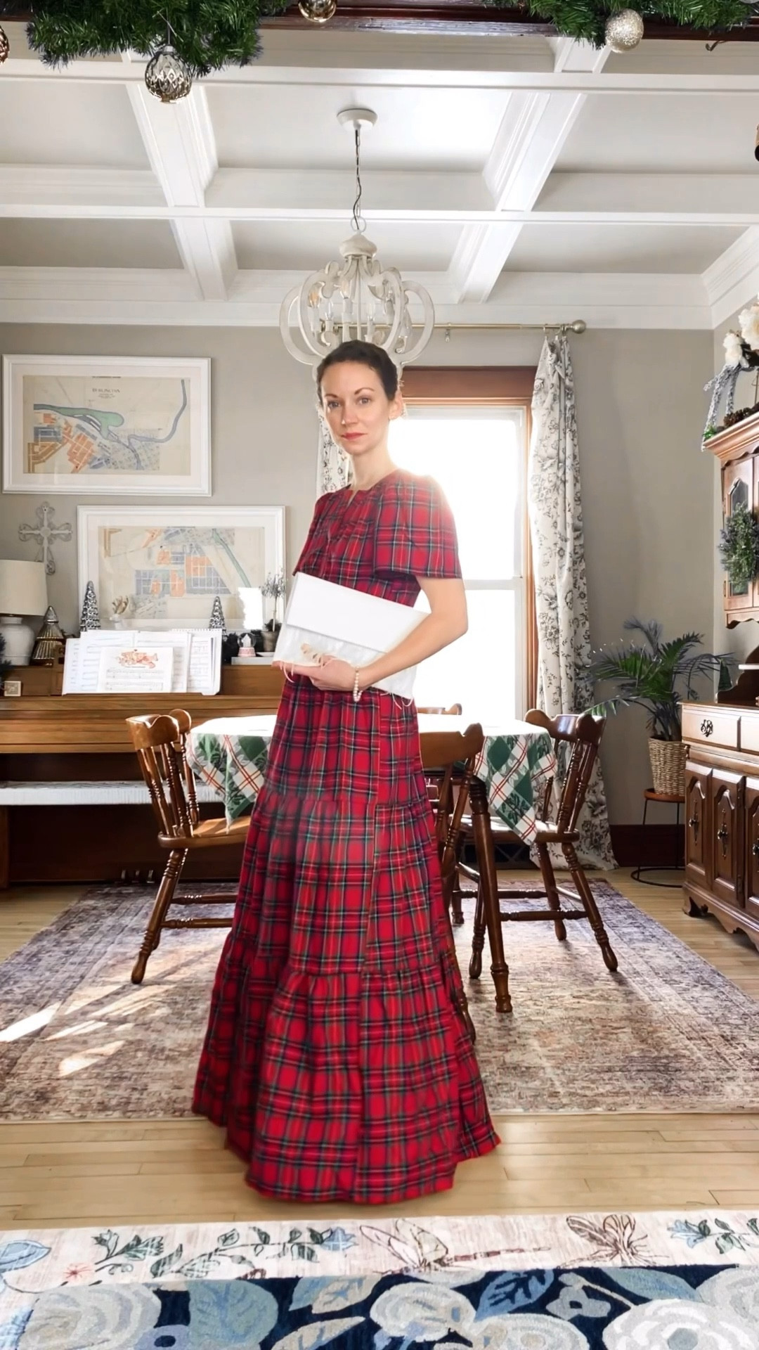 Red plaid dress for Christmas!
Petite outfit. Classic outfit. Modest outfit. Christmas outfit. Holiday outfit. 

#LTKSeasonal #LTKHoliday #LTKOver40