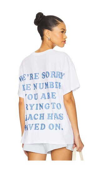 Boys Lie 1-800 Boyfriend Tee in White. - size S/M | Revolve Clothing (Global)