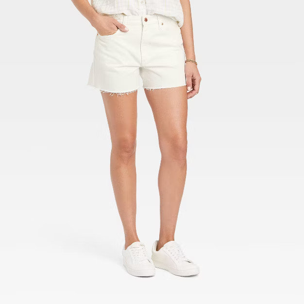 Women's Mid-Rise Boyfriend Jean Shorts - Universal Thread™ | Target