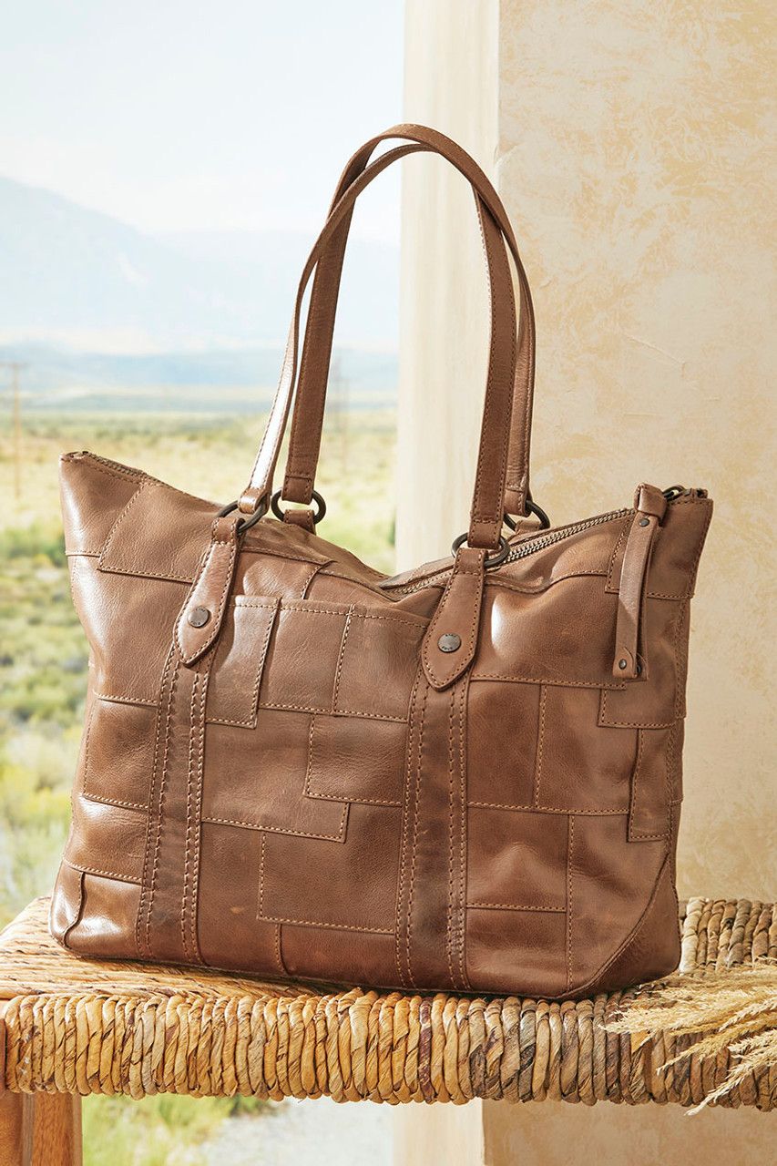 Melissa Patchwork Zip Shopper by Frye® | Coldwater Creek