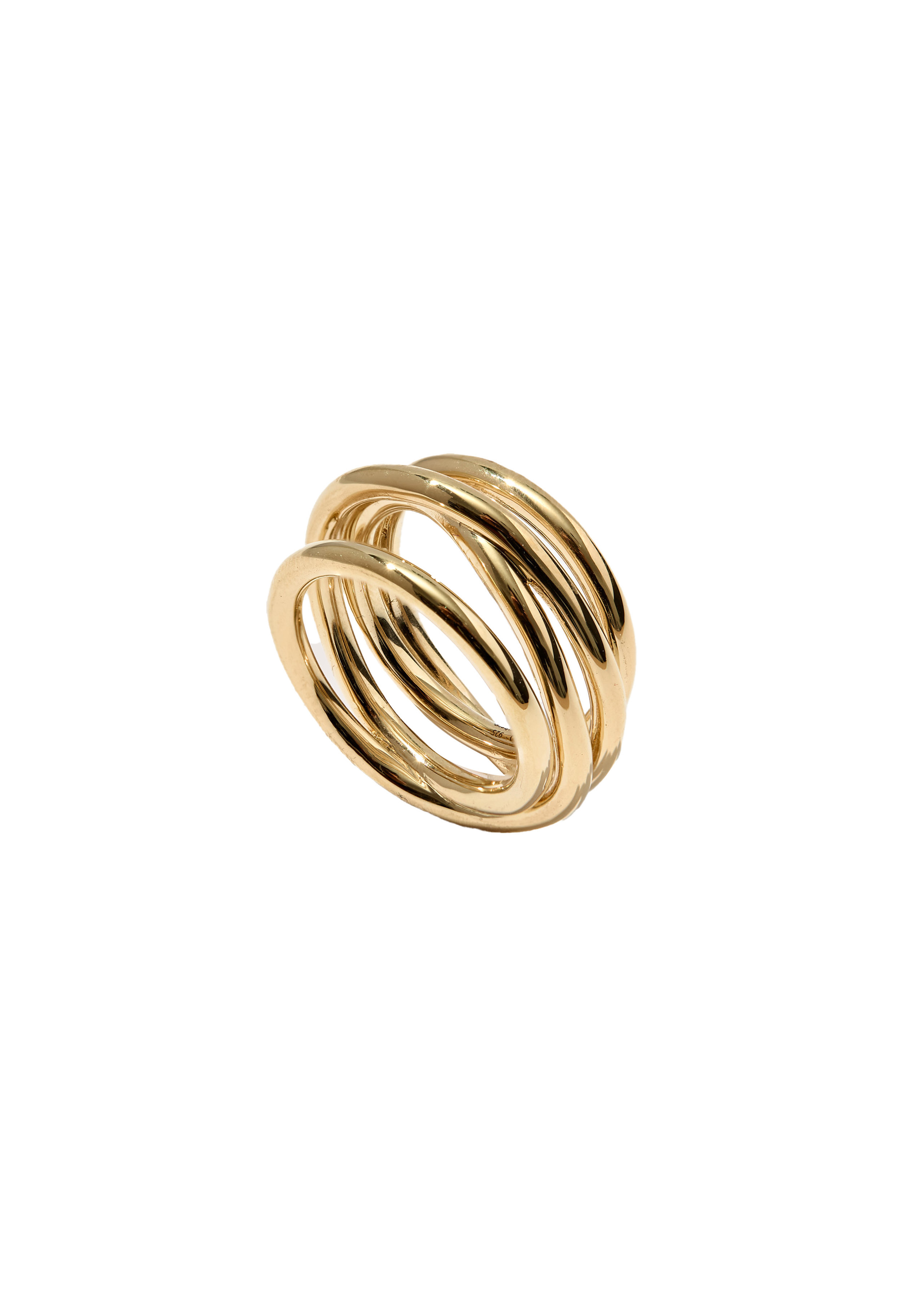 Twine 14kt gold vermeil ring | Harvey Nichols