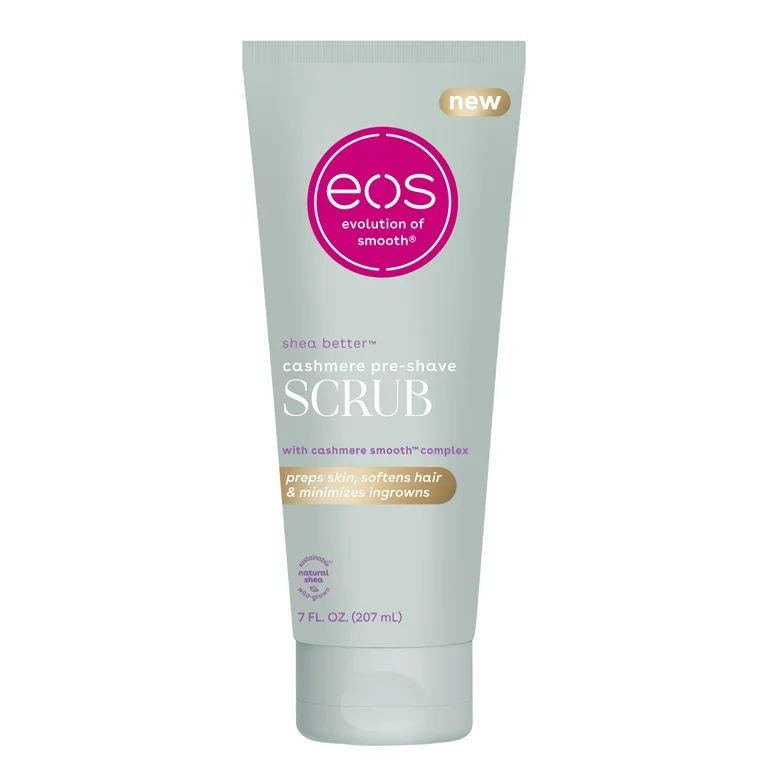 eos Cashmere Skin Collection - Pre-Shave Body Scrub | Vanilla Cashmere | 7 fl oz | Walmart (US)