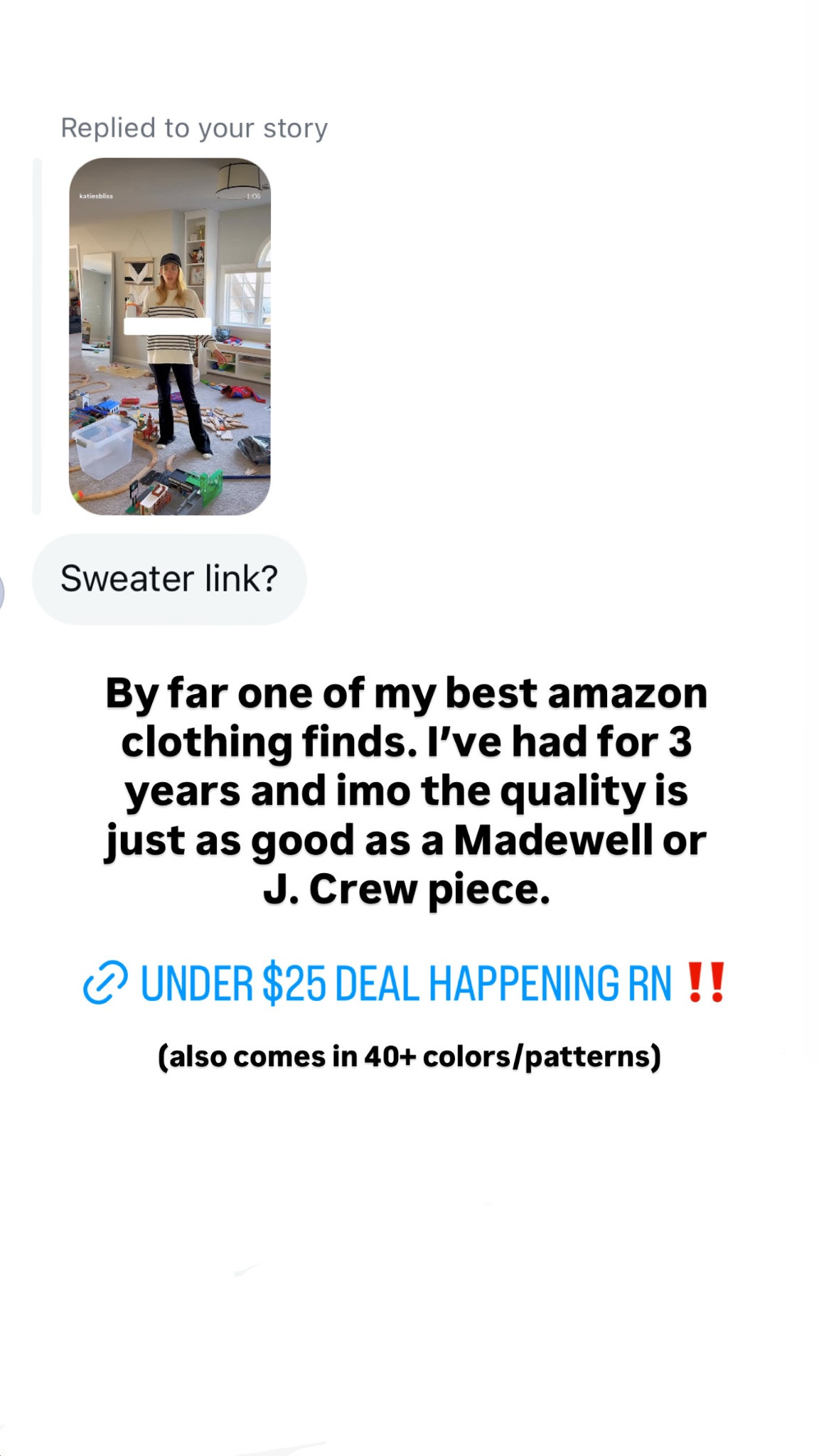 Favorite amazon sweater amazon fashion amazon lightning deal

#LTKmomlife #LTKootd #LTKSaleAlert