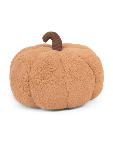 Sherpa 3D Pumpkin, Polyester | TJ Maxx