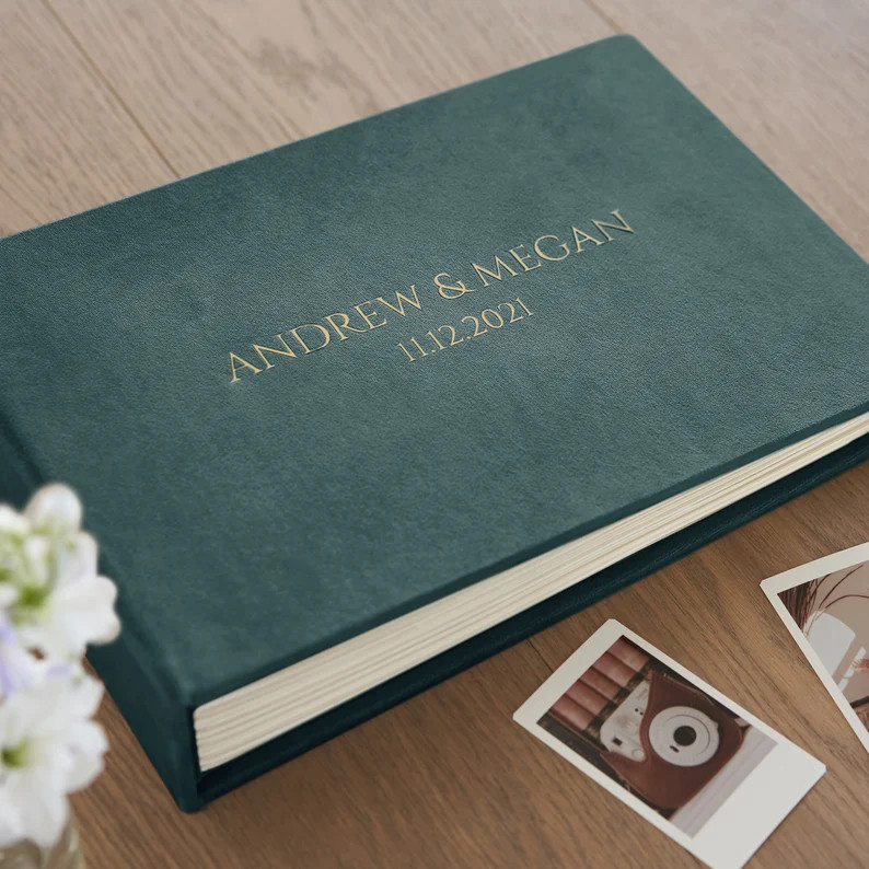 Wedding Guest Book, Velvet Photo Album for All Instax Film Sizes Mini Wide Square, 4x6 2x6 Photo ... | Etsy (US)