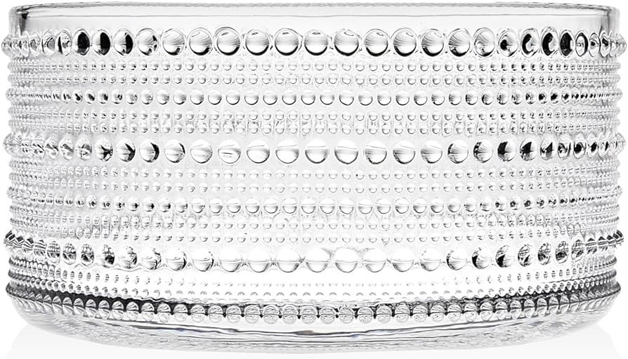 Godinger Serving Bowl, Crystal Glass Salad Bowl - Lumina | Amazon (US)