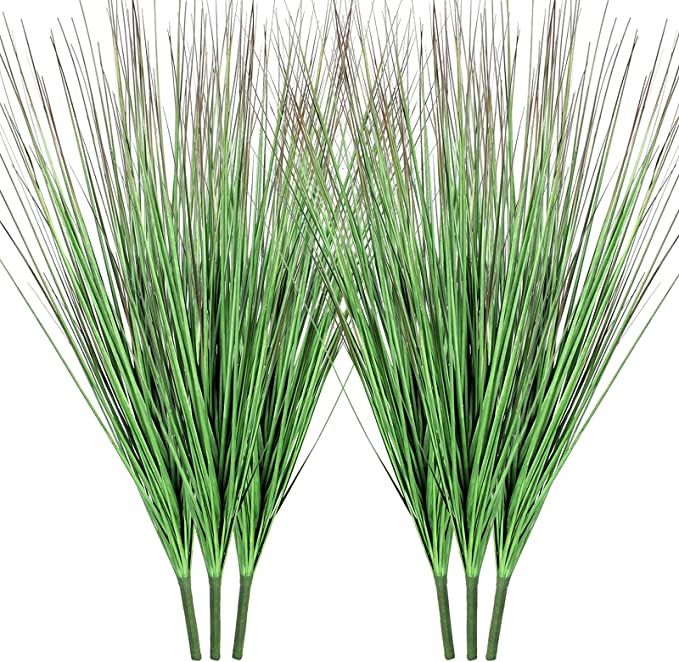 BANNINEO 27" Artificial Plants Greenery Wheat Grass for Indoor, UV Resistant Realistic Faux Fake ... | Amazon (CA)