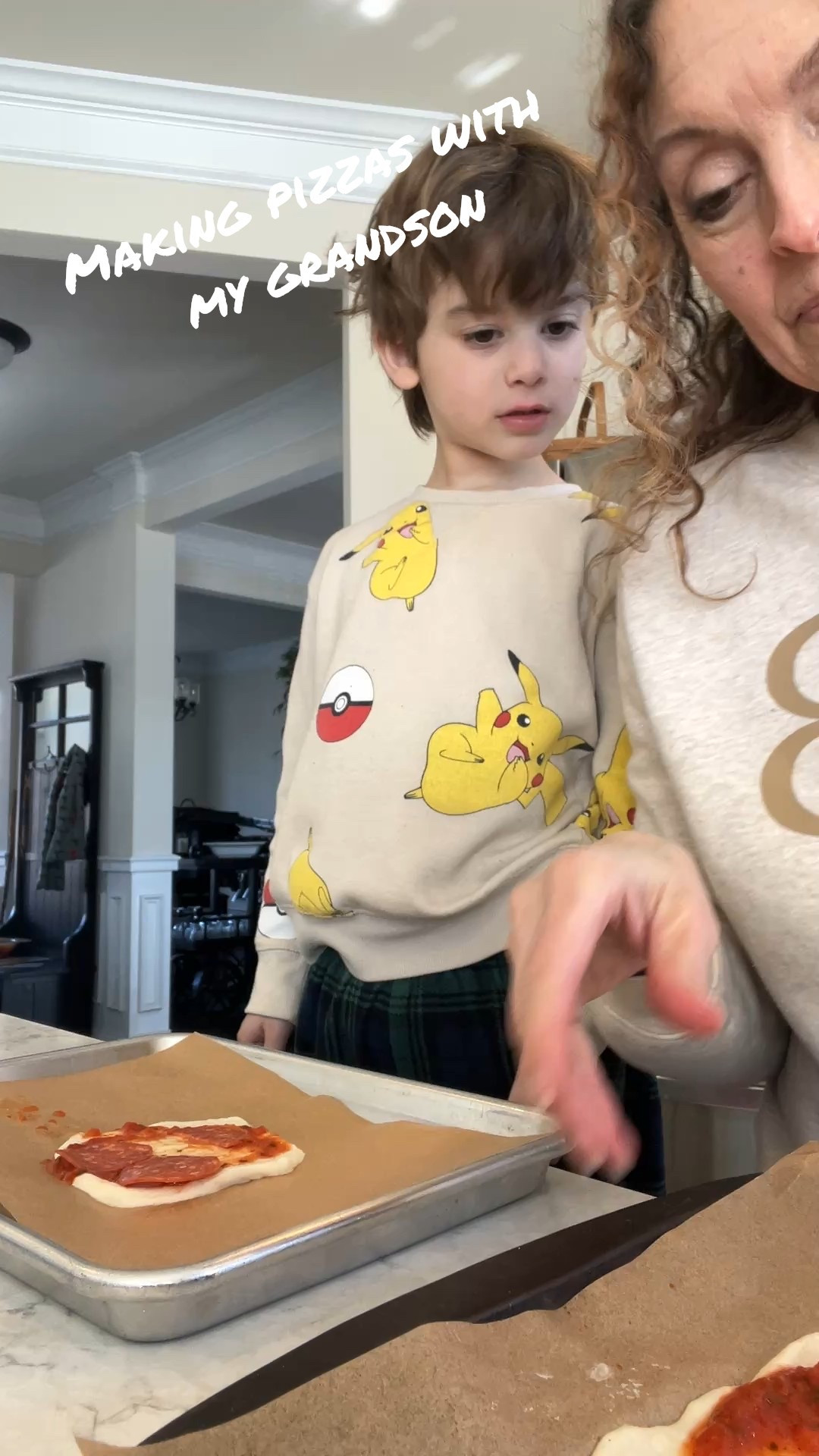 For those of you that have grandchildren, you know how special time spent with them is. ❤️ My grandson is slightly autistic, but he absolutely loves to cook with me in the kitchen. Had a great time making pizzas together this afternoon.
FYI- Boursin is NOT what kids want on their pizza, but it was the only cheese on hand. 😂

I’ve linked a few of our favorite pizza making things here on my LTK.

#LTKstorytime #LTKdayinmylife #LTKfoodie