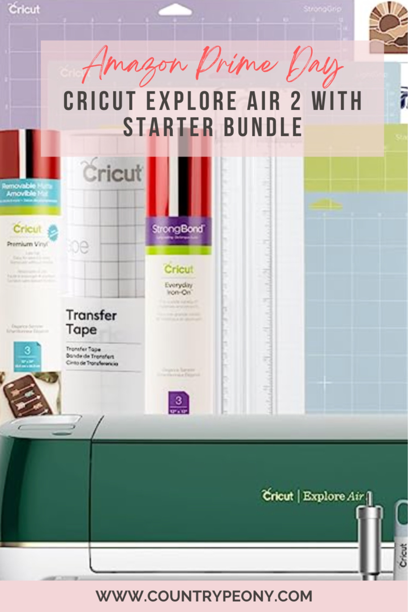 Cricut Starter Kit Bundle - Explore Air 2