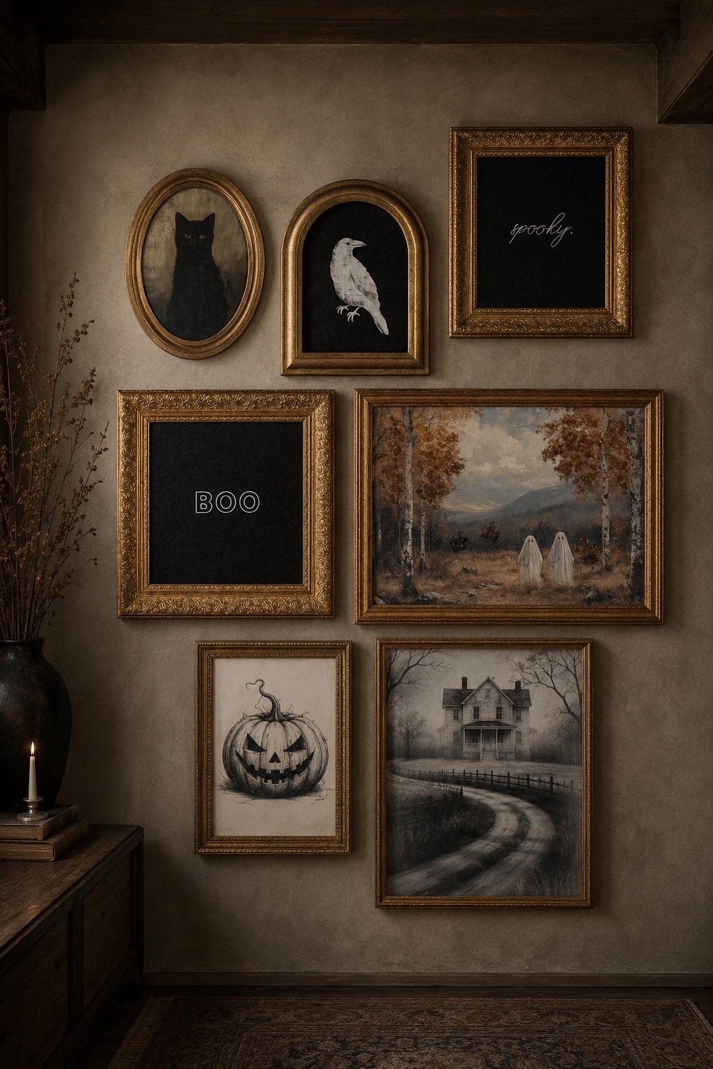 Spooky but aesthetic artwork for this season?? Yes please!

#LTKSeasonal #LTKHome