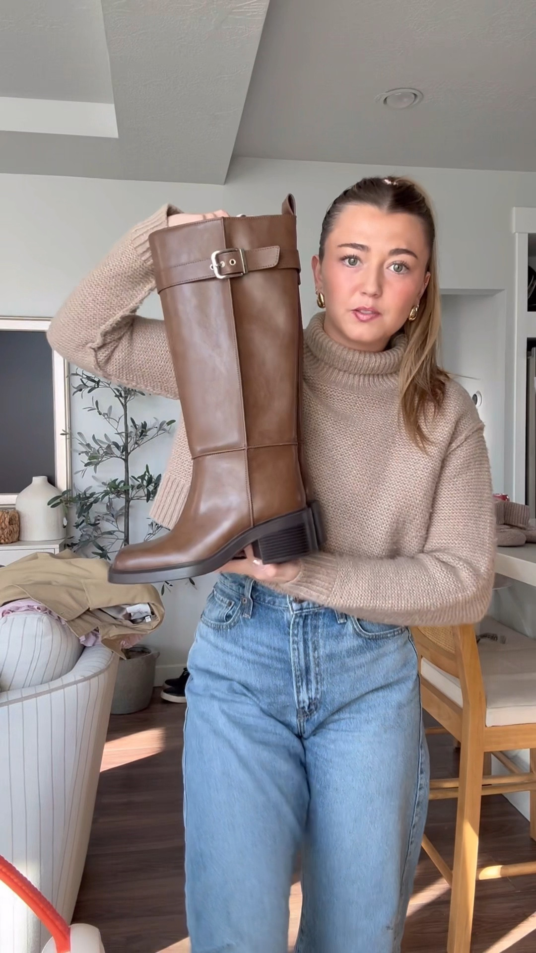 Brown boots