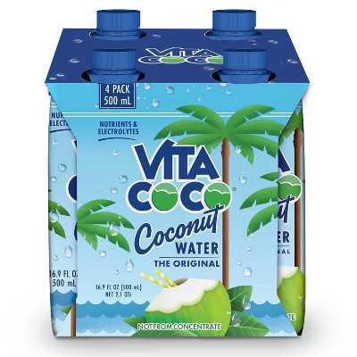Vita Coco Original Coconut Water Cartons - 4pk/16.9 fl oz | Target