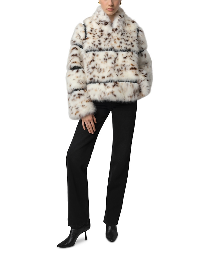Apparis Sai Snow Leopard Coat | Bloomingdale's (US)