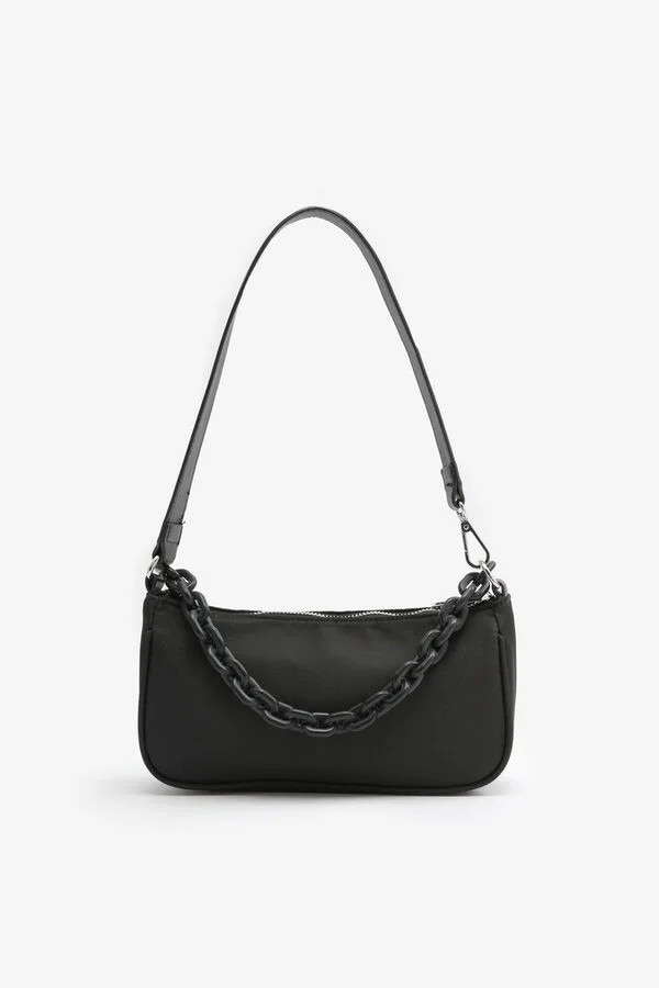 Baguette Bag with Chunky Chain | Ardene