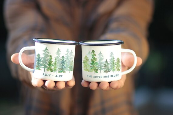 Engagement Gifts Wedding Custom Mug Personalized 11oz Forest | Etsy | Etsy (US)