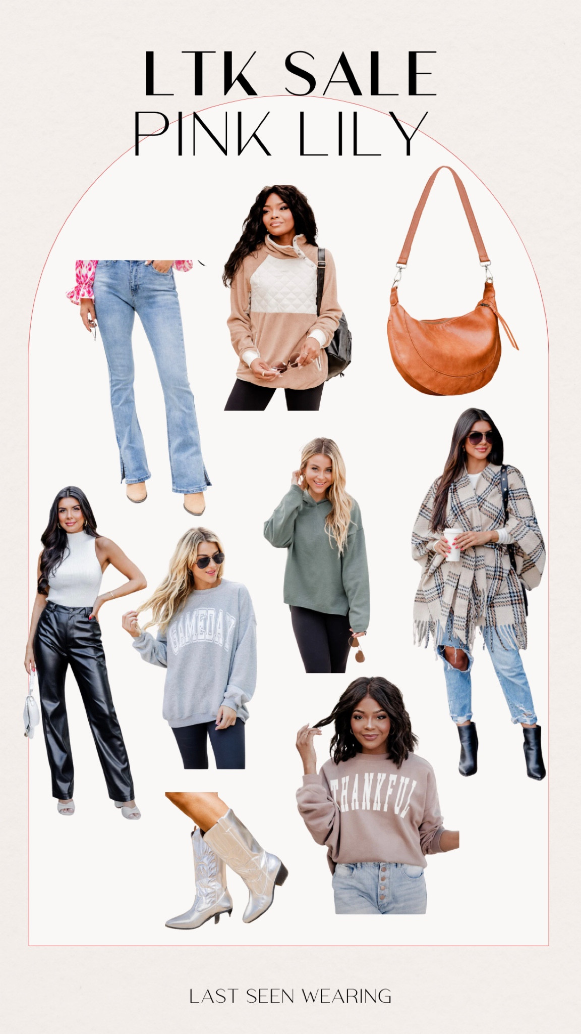 Pink Lily fall sale picks!
Thanksgiving sweatshirt, silver boots, leather pants
Fall style 2023

#LTKsalealert #LTKfindsunder50 #LTKSale