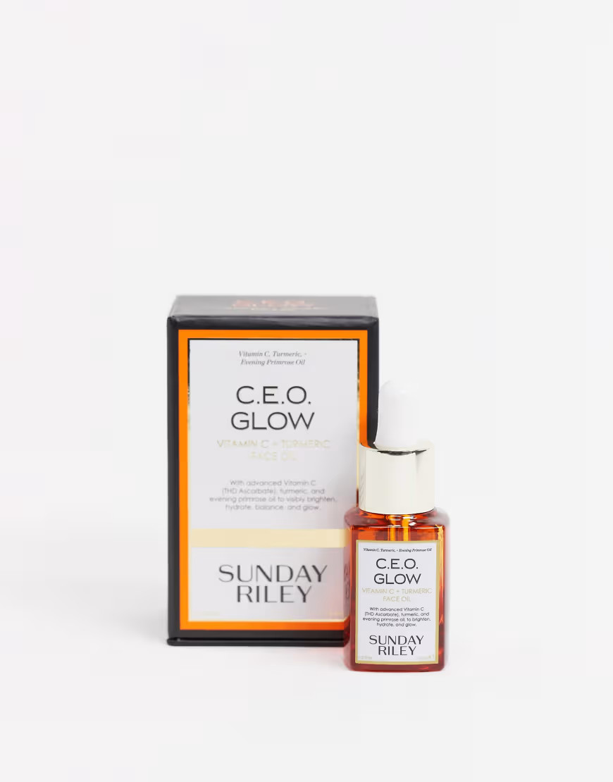Sunday Riley CEO Glow Vitamin C and Turmeric Face Oil 0.5 fl oz-Clear | ASOS (Global)