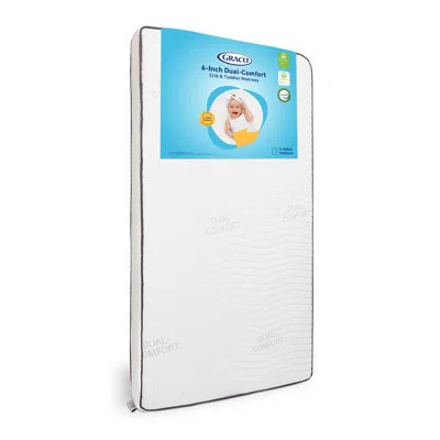 Graco 6" Dual Comfort Crib and Toddler Bed Mattress | Wayfair North America