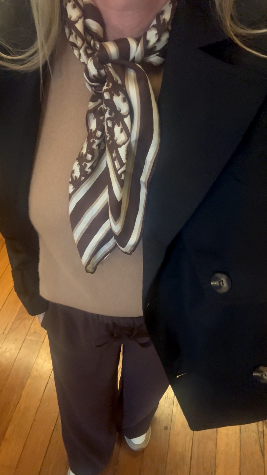 Wine tasting chic 🍷✨ These drawstring crepe pants and affordable cashmere sweater make comfort look luxe. Styled with my Dior scarf and Veronica Beard sneakers for that effortless, elevated vibe. Linked everything so you can recreate this quiet-luxury look. 🤍

#LTKTravel #LTKFindsUnder100 #LTKStyleTip