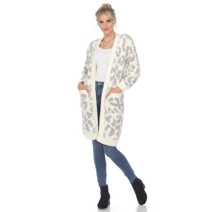 Leopard Print Open Front Sherpa Coat | Target